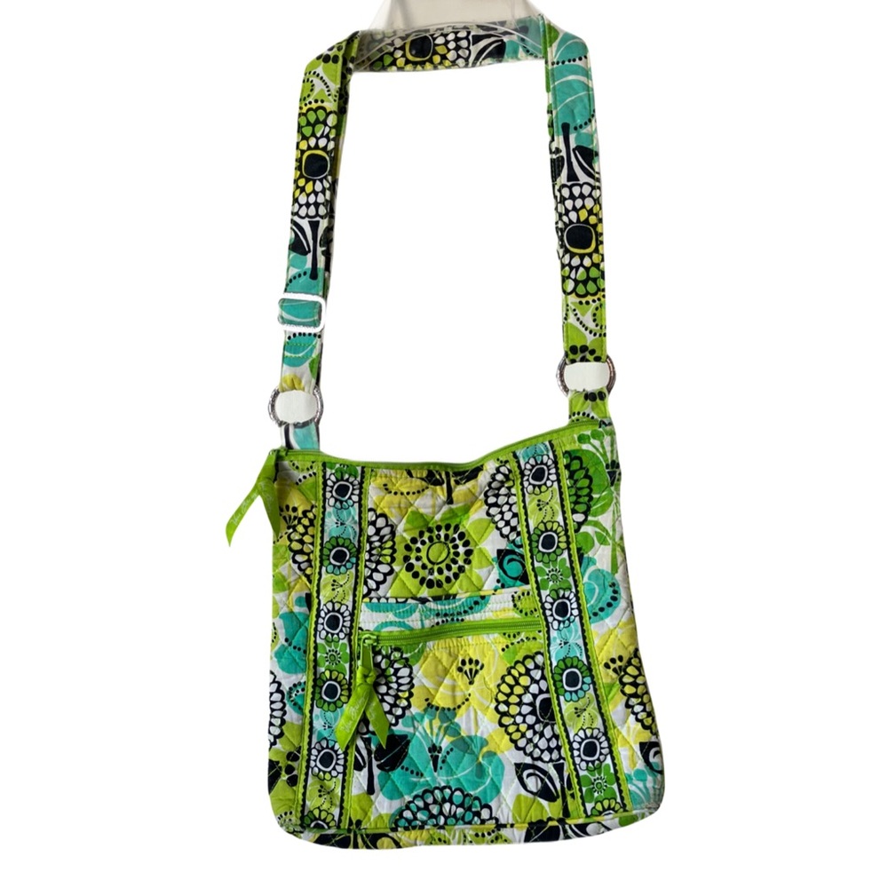 Vera Bradley Lime’s Up Hipster Crossbody Purse, Worn & Signs of Wear, See Photos